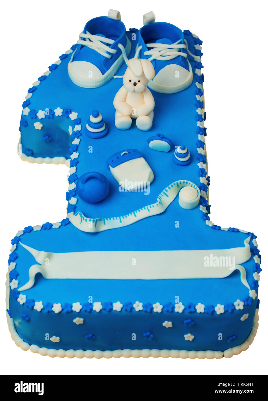 Torta de cumpleaños 1 año para Foto de stock 667468975