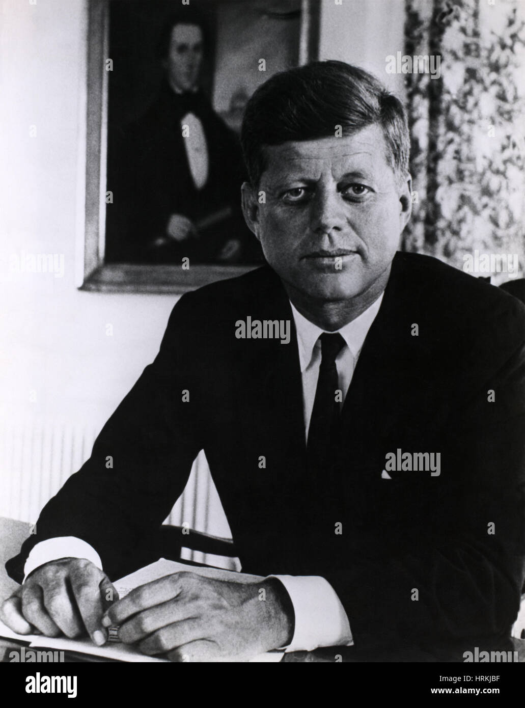 John F. Kennedy, el 35º presidente de EE.UU. Foto de stock