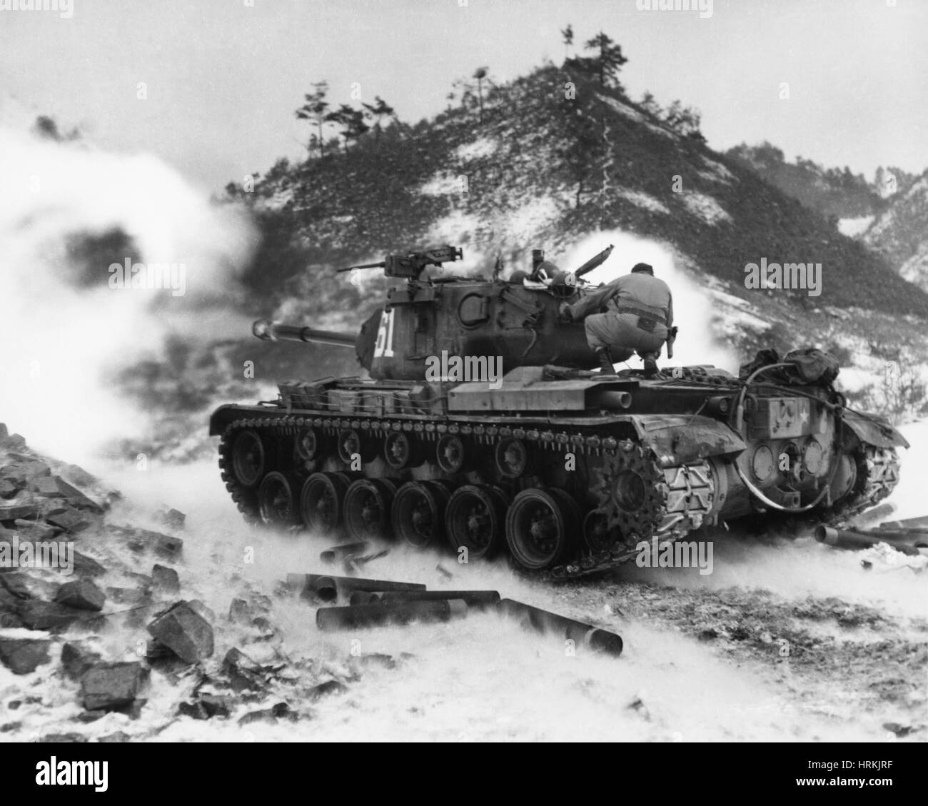 Guerra de Corea, 1952 Foto de stock