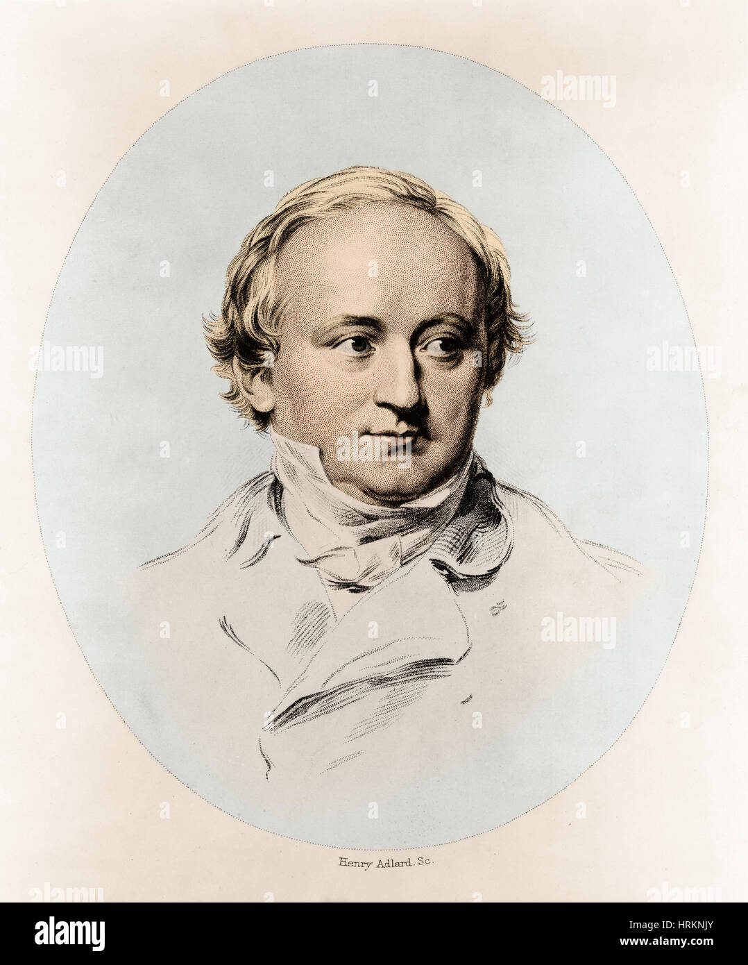 Karl CRISTIANO JOSIAS von Bunsen Foto de stock