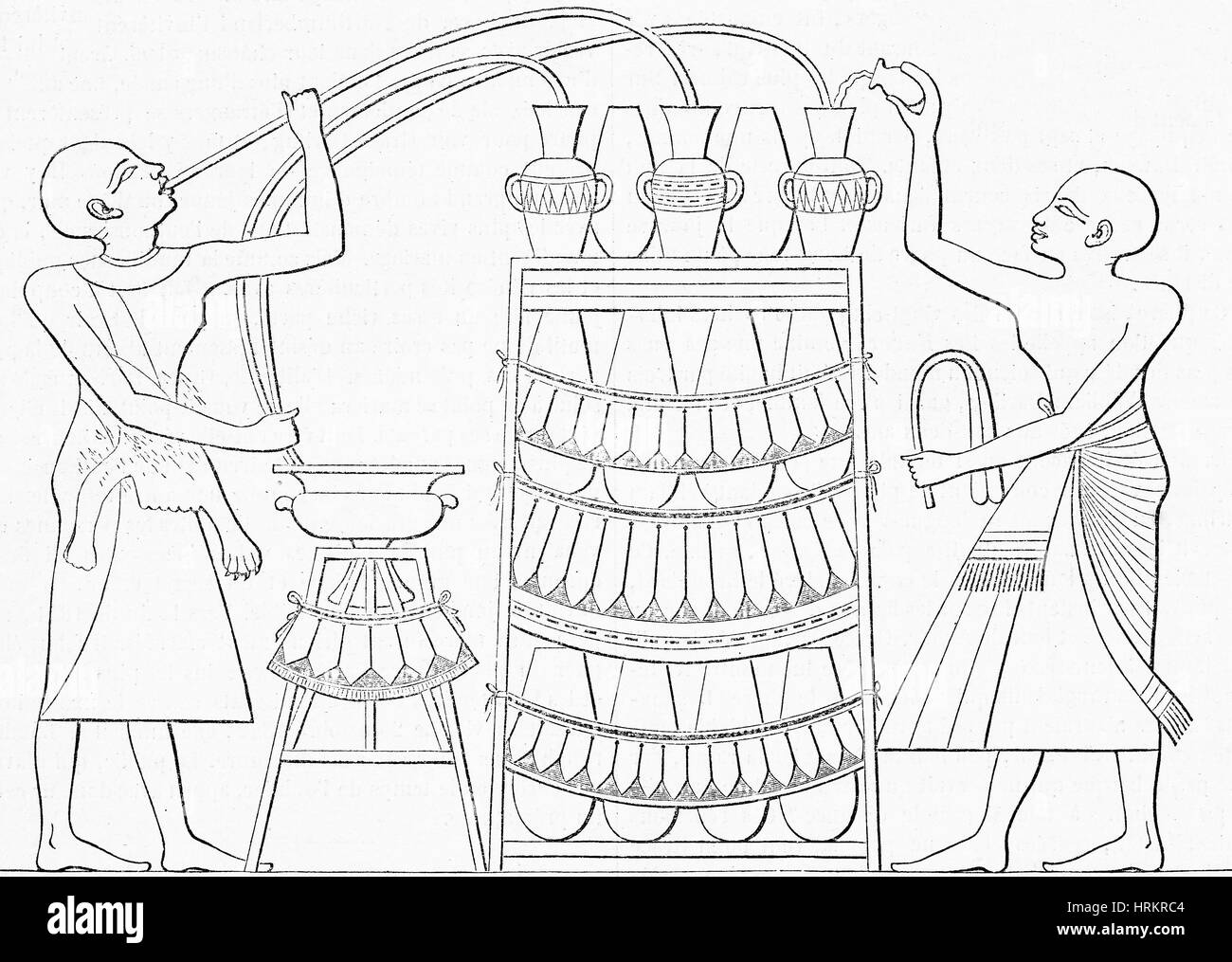 Pintura de la tumba egipcia fotografías e imágenes de alta resolución
