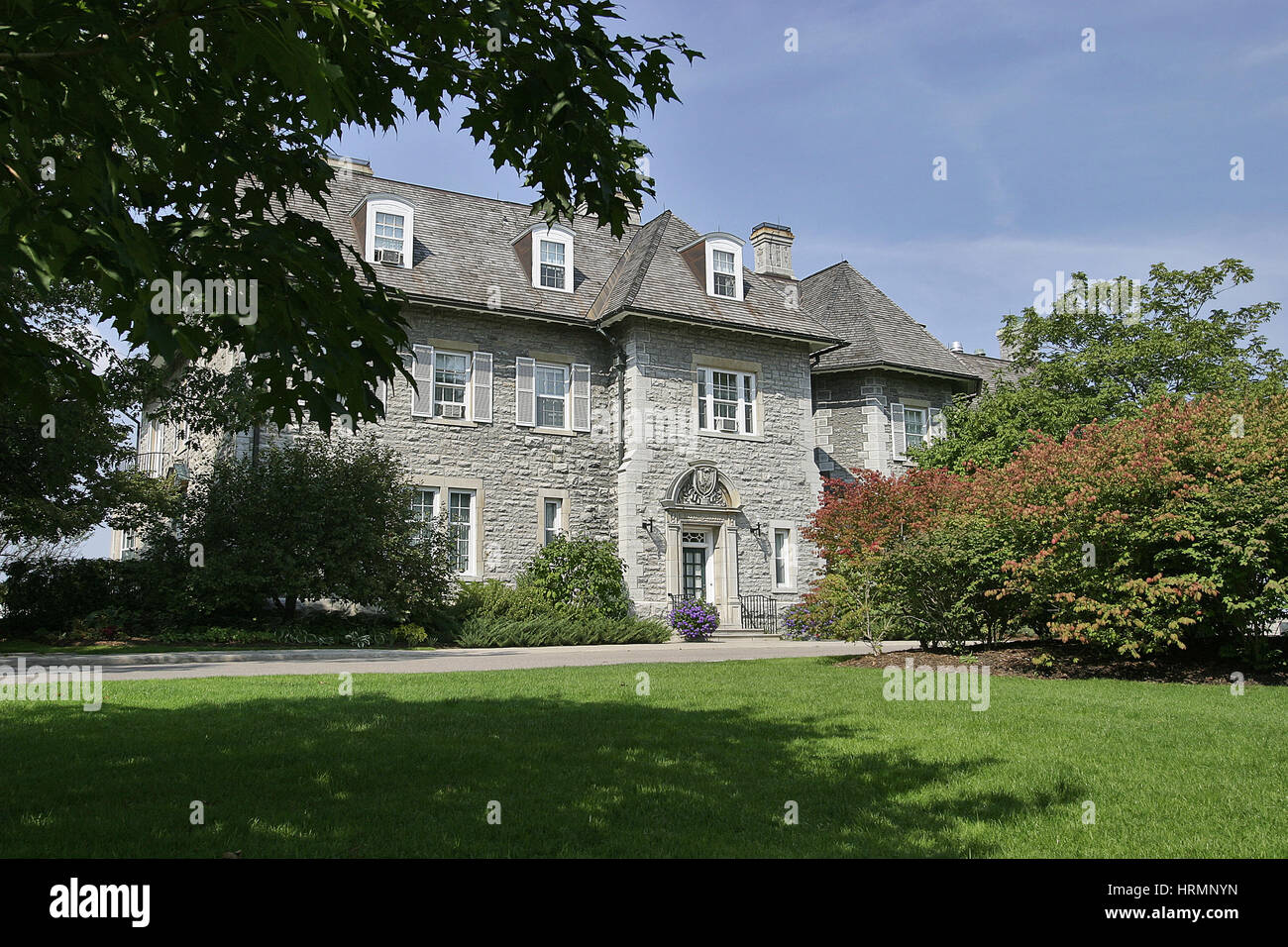 24 Sussex Drive, la residencia oficial del Primer Ministro de Canadá. Foto de stock