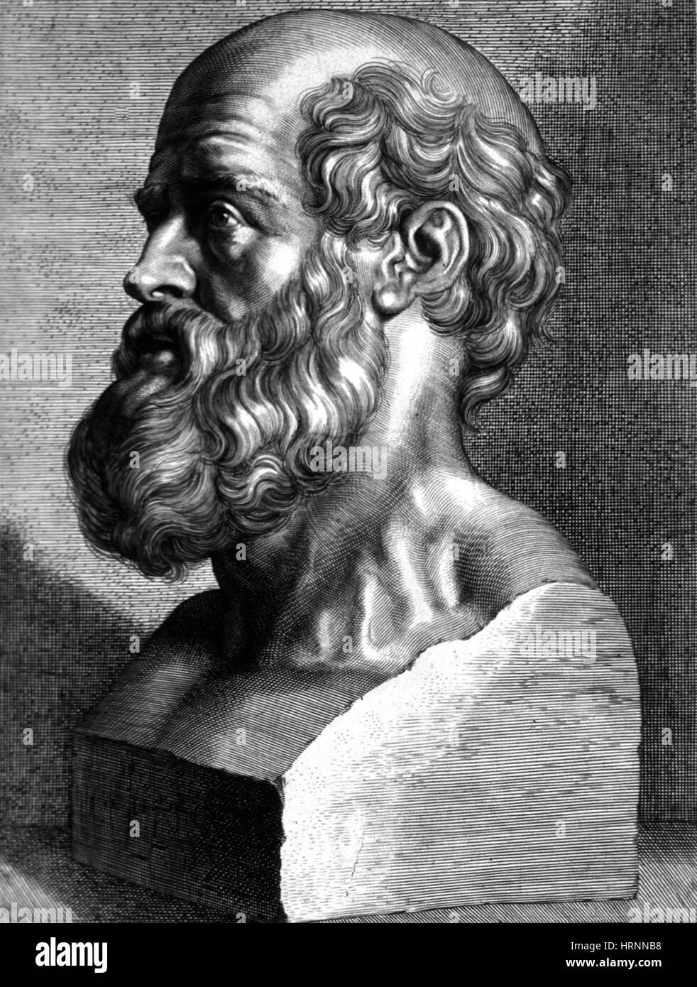 Hipócrates, el médico griego, Padre de la Medicina Moderna Fotografía de  stock - Alamy