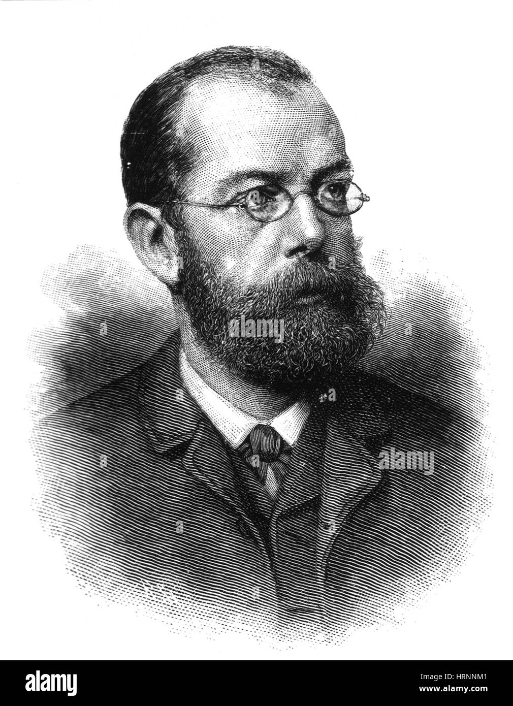 El microbiólogo alemán Robert Koch Foto de stock