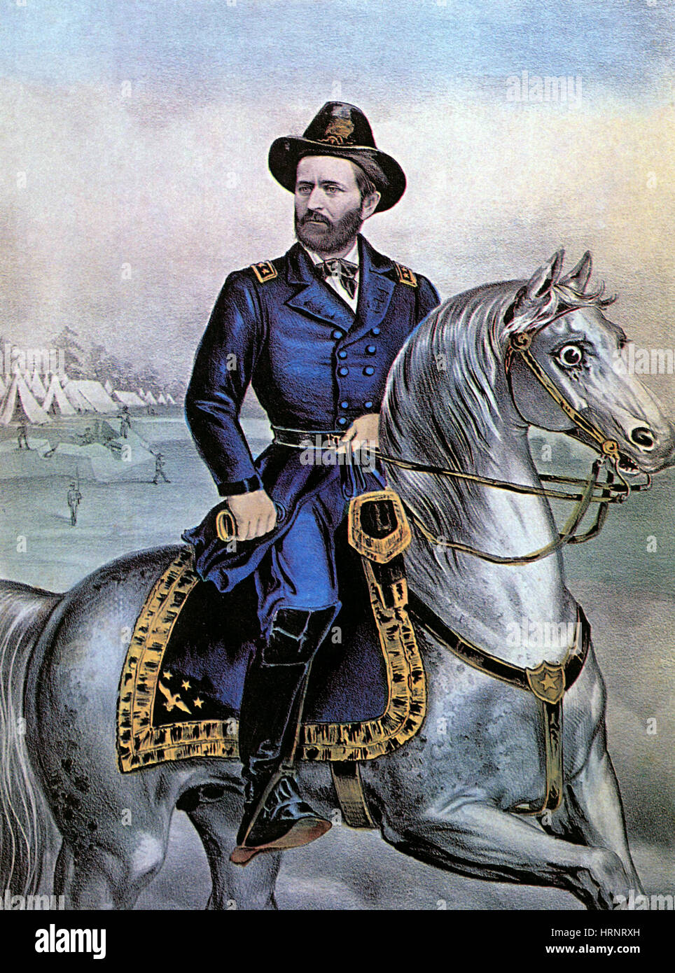 El Teniente General Ulysses S. Grant Foto de stock