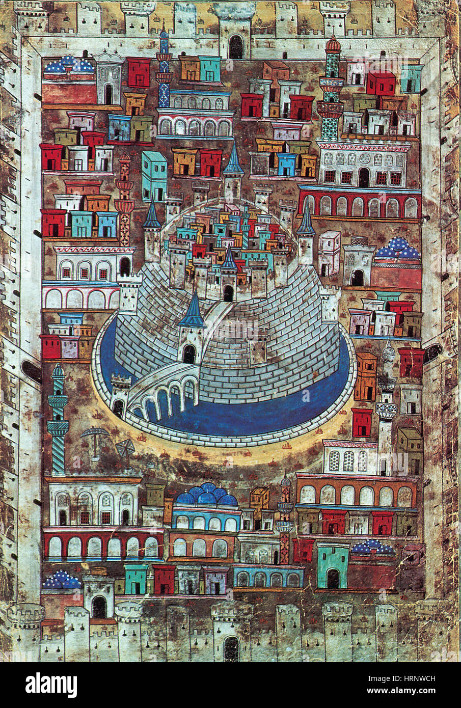 Alepo, Siria, del siglo XVI. Foto de stock