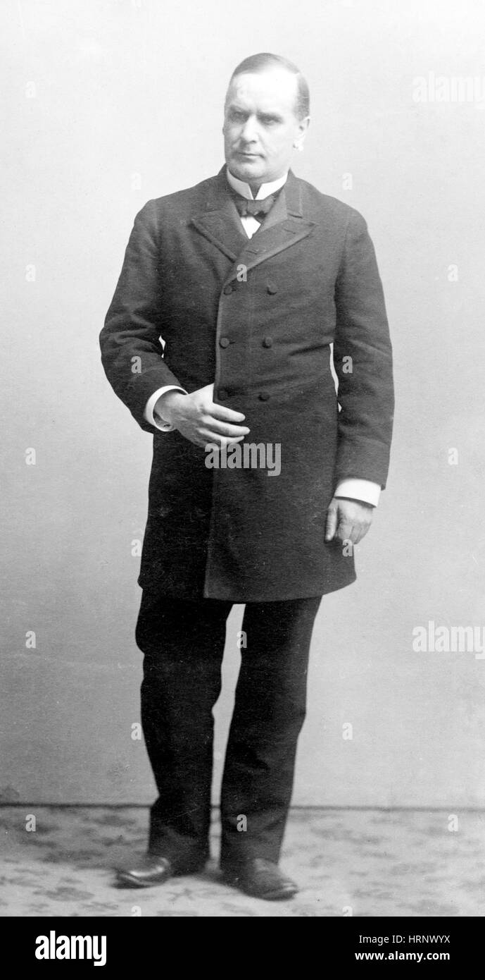 William McKinley, 25º presidente de EE.UU. Foto de stock