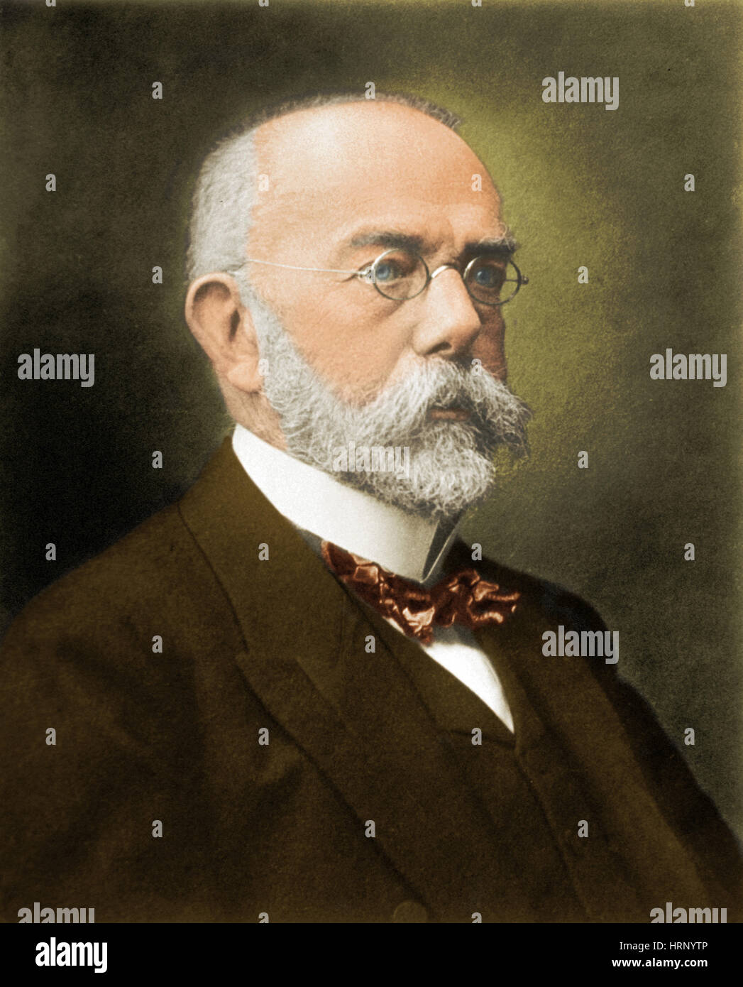 El microbiólogo alemán Robert Koch Foto de stock