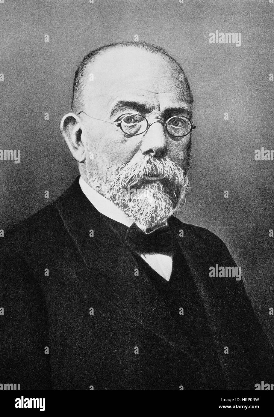 Robert Koch, bacteriólogo alemán Foto de stock