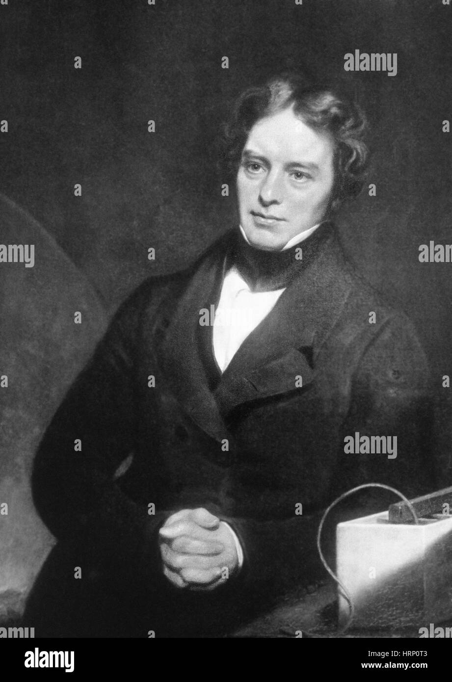 Michael Faraday, físico y químico inglés Fotografía de stock - Alamy