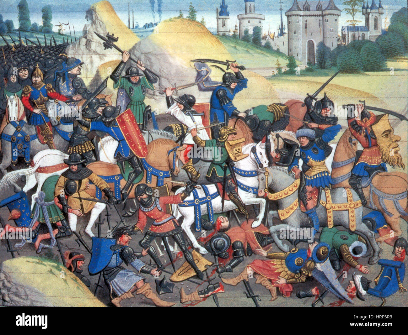 Primera Cruzada, el asedio de Antioquía, 1098 Foto de stock