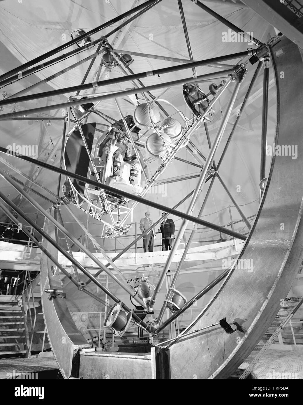 Mercurio, Programa de Entrenamiento para Astronautas MASTIF, 1959 Foto de stock