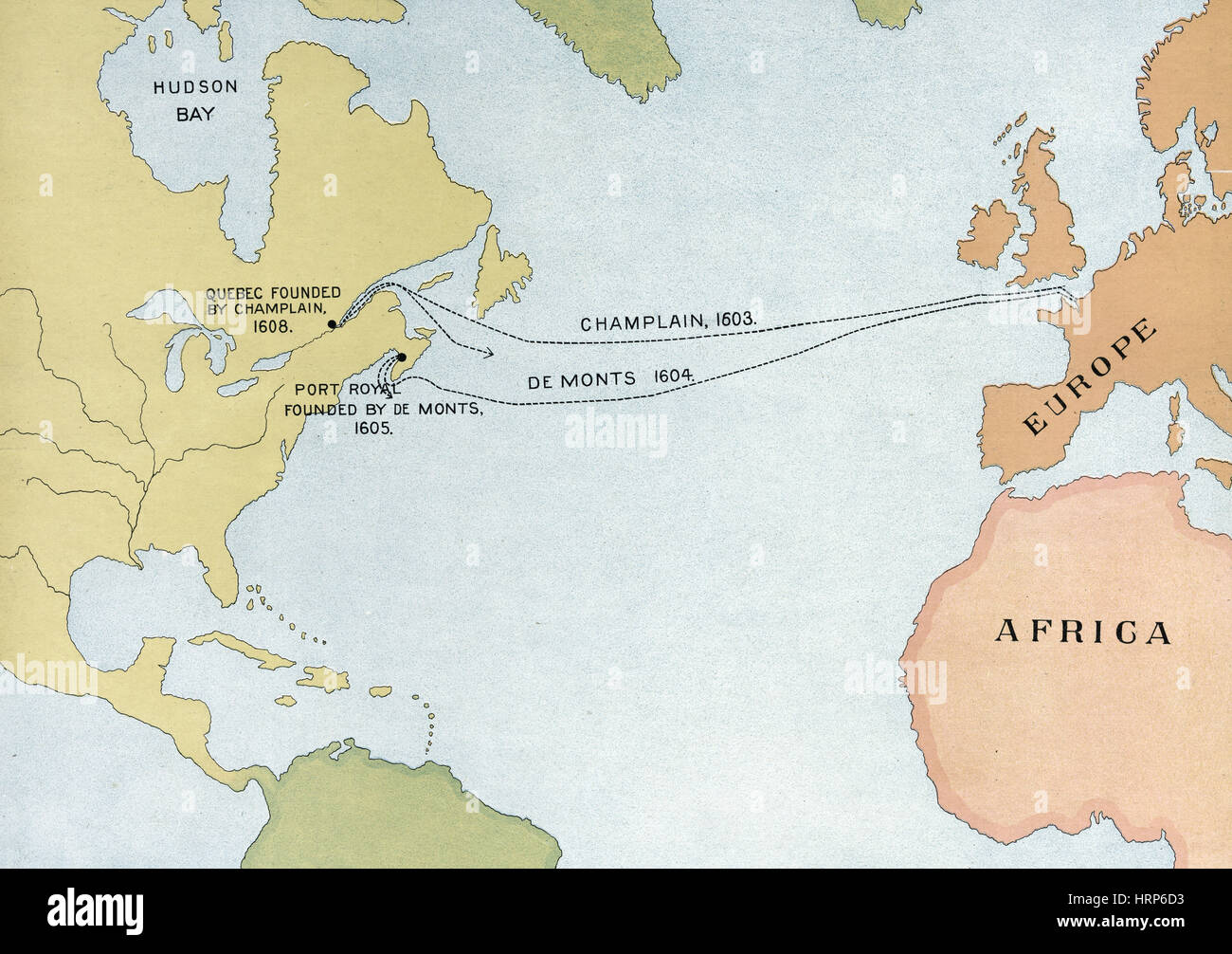 Champlain map fotografías e imágenes de alta resolución Alamy