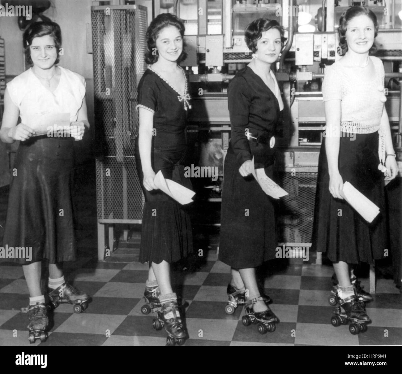 Western Union empleados de telégrafos, 1931 Fotografía de stock - Alamy