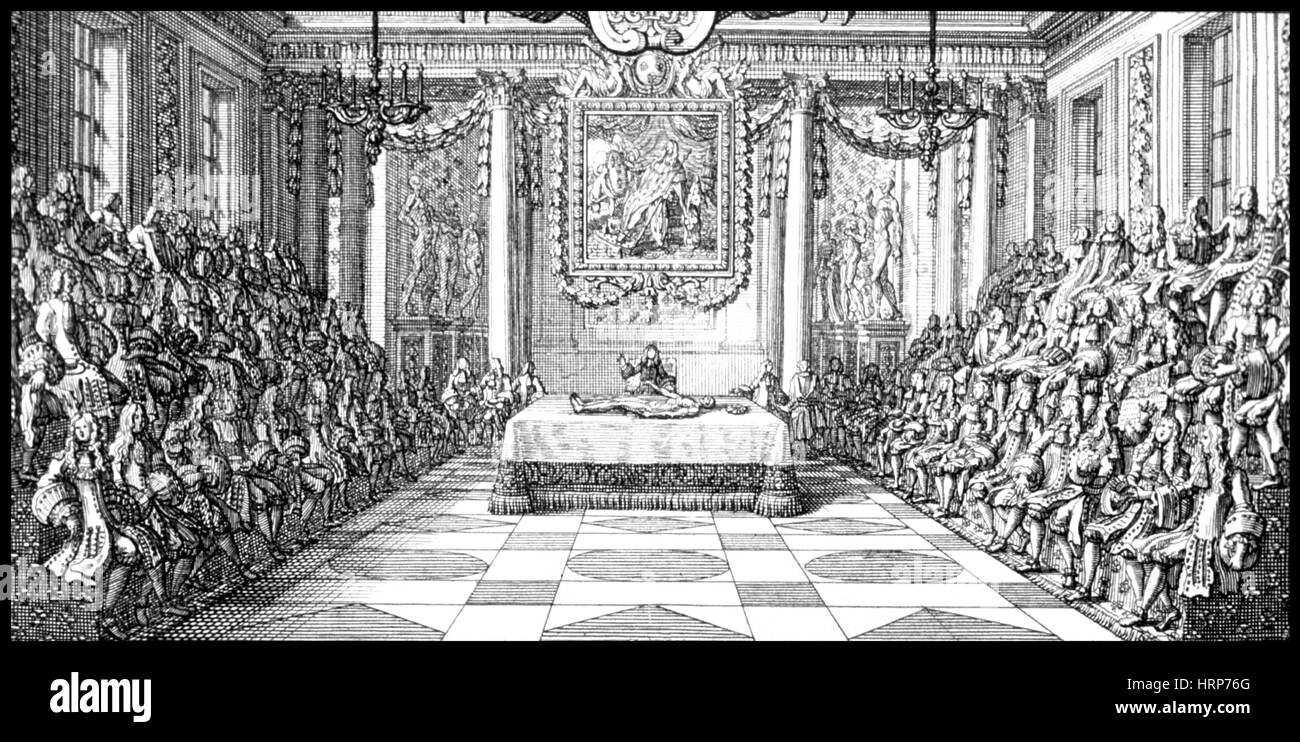 Teatro la disección anatómica, Siglo XVIII Foto de stock
