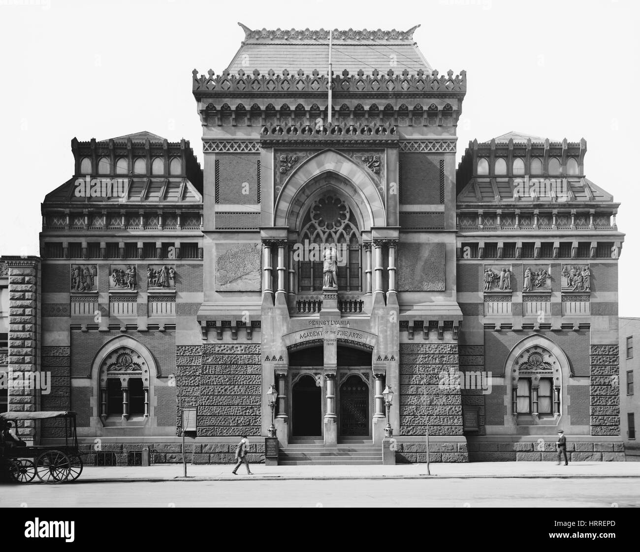 Academia de Bellas Artes de Pensilvania, Filadelfia, Pennsylvania, Estados Unidos, Detroit Publishing Company, 1905 Foto de stock