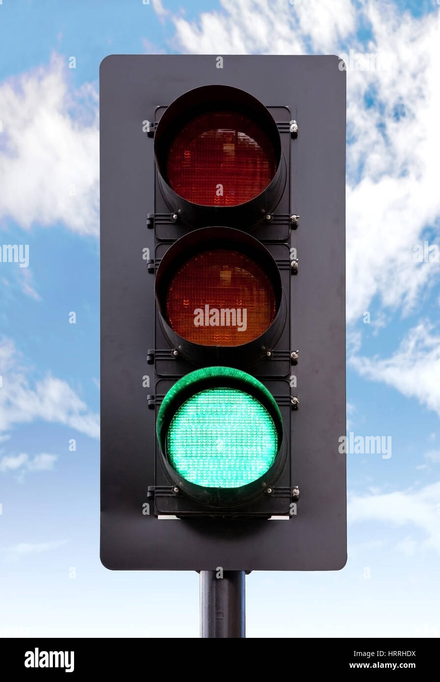 Semáforo en verde - Go sign Foto de stock