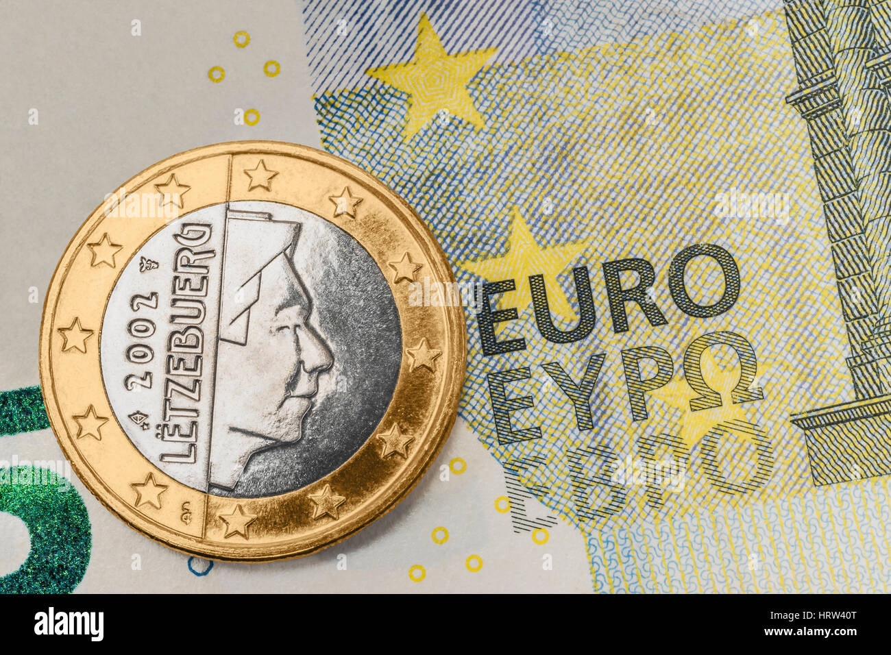 Luxembourg euro coin fotografías e imágenes de alta resolución - Alamy