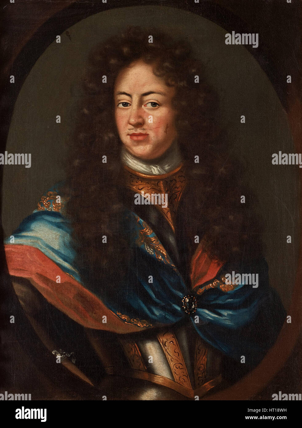 Retrato de Carlos XI de Suecia (1655-1697). Artista: Mytens (Mijtens), Martin van (1648-1736) Foto de stock