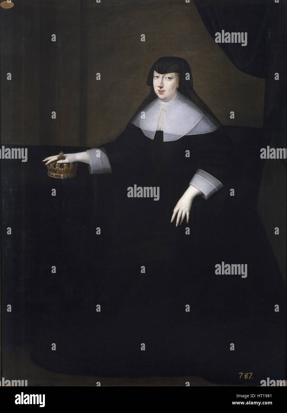 Ana de Austria (1601-1666), siglo XVII. Artista: Anónimo Foto de stock