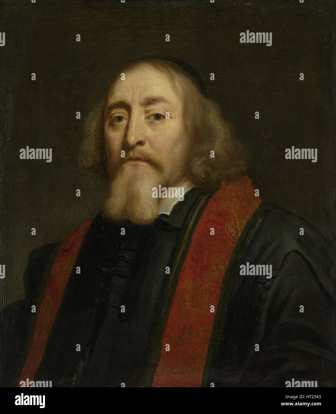 Retrato de Jan Amos Comenio (1592-1670), Betveen 1650 y 1670. Artista: hornos, Jürgen (1623-1678) Foto de stock