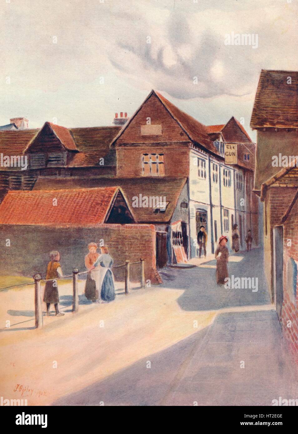"El Markis de Granby, Dorking', 1912, (1914). Artista: James S Ogilvy. Foto de stock