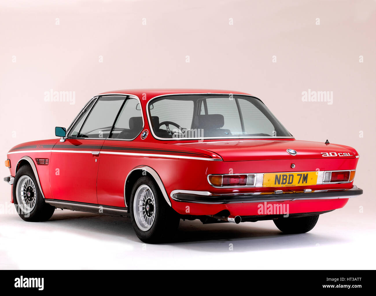 1973 BMW 3.0 CSL. Artista: Desconocido. Foto de stock