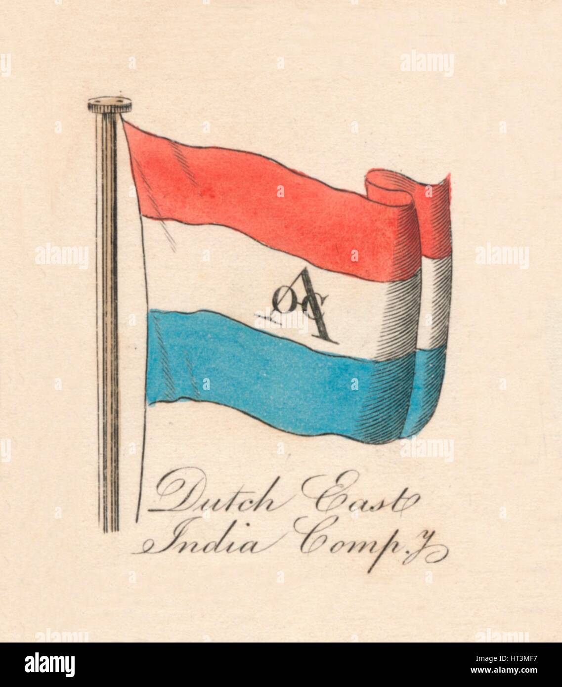 'Holandés East India Company", 1838. Artista: Desconocido. Foto de stock