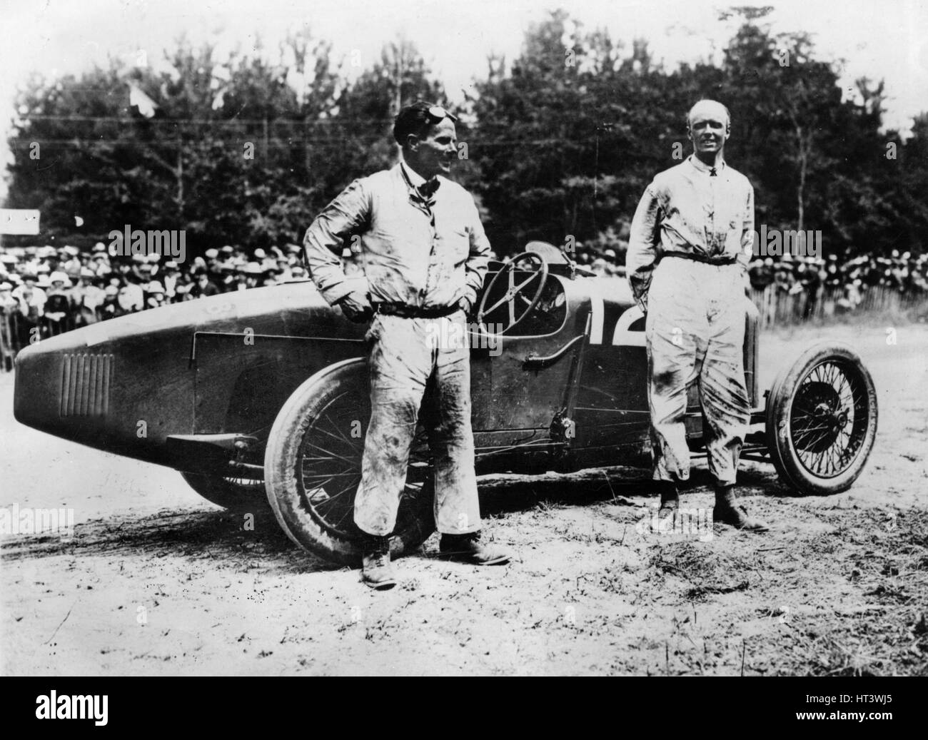 Gran Premio de Francia de 1923, Henry Segrave en Sunbeam Artista: Desconocido. Foto de stock