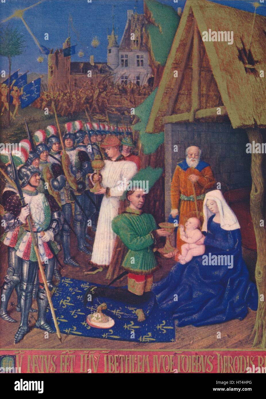 "La adoración de los magos", c1455 (1939). Artista: Jean Fouquet. Foto de stock