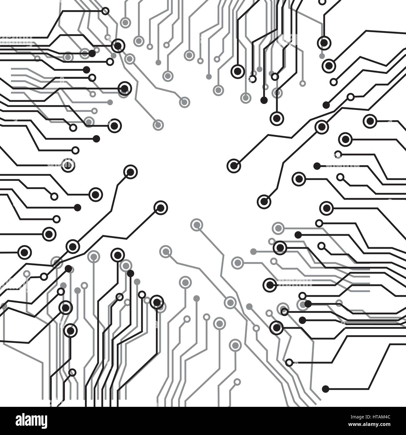 La figura de los circuitos eléctricos, vector icono diseño illustraction  Imagen Vector de stock - Alamy