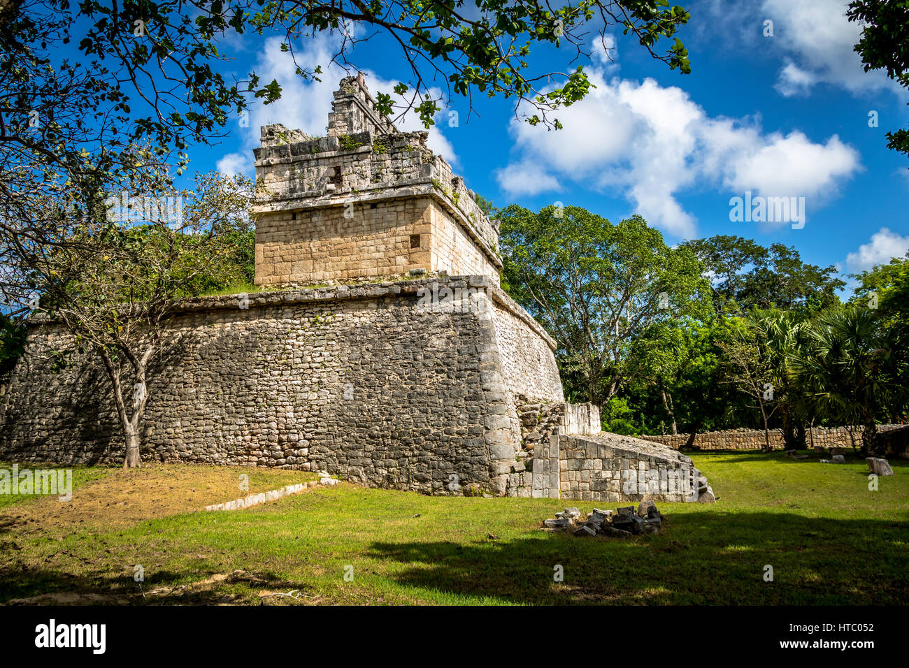 Las ruinas mayas de Chichen Itza, Yucatán, México. Foto de stock