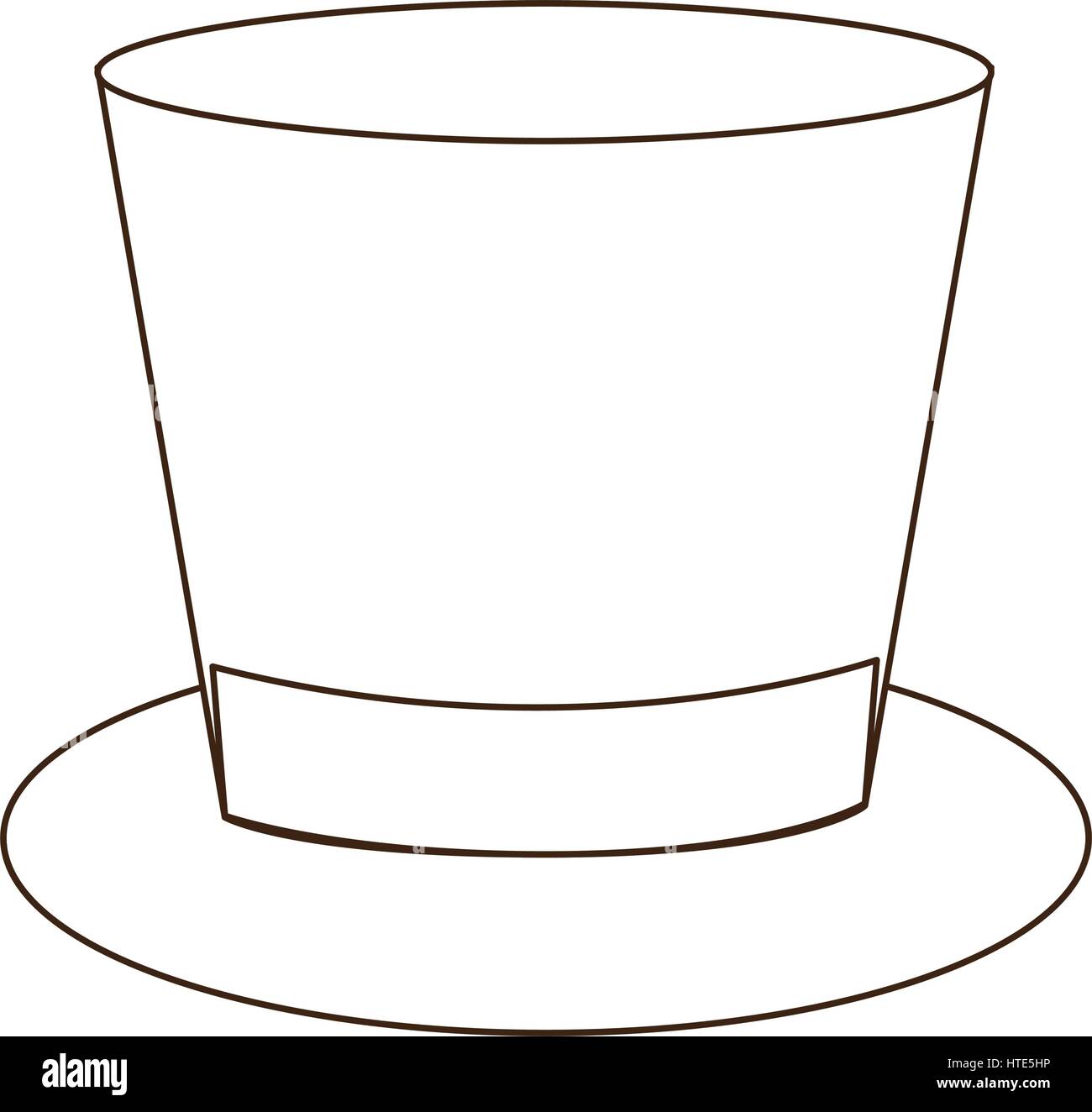 Boceto traje de silueta con sombrero novio Imagen Vector de stock - Alamy