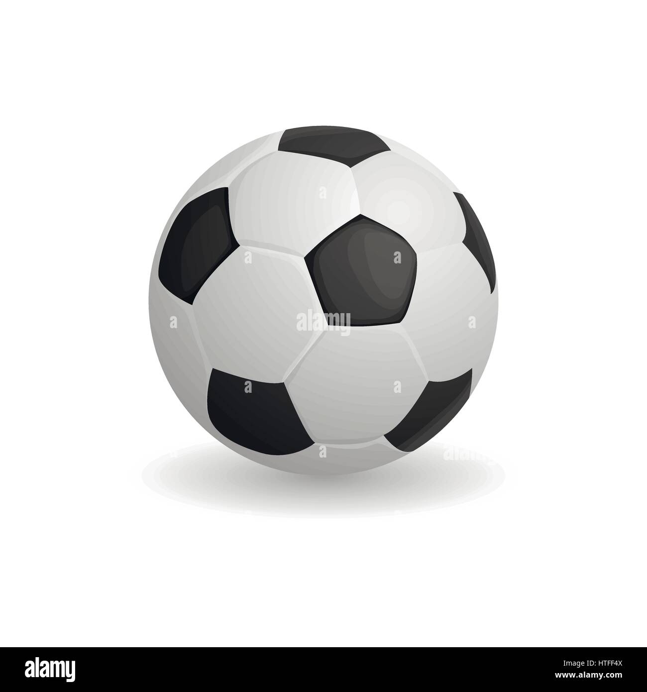 Balón de fútbol, el icono de estilo de dibujos animados Imagen Vector de  stock - Alamy