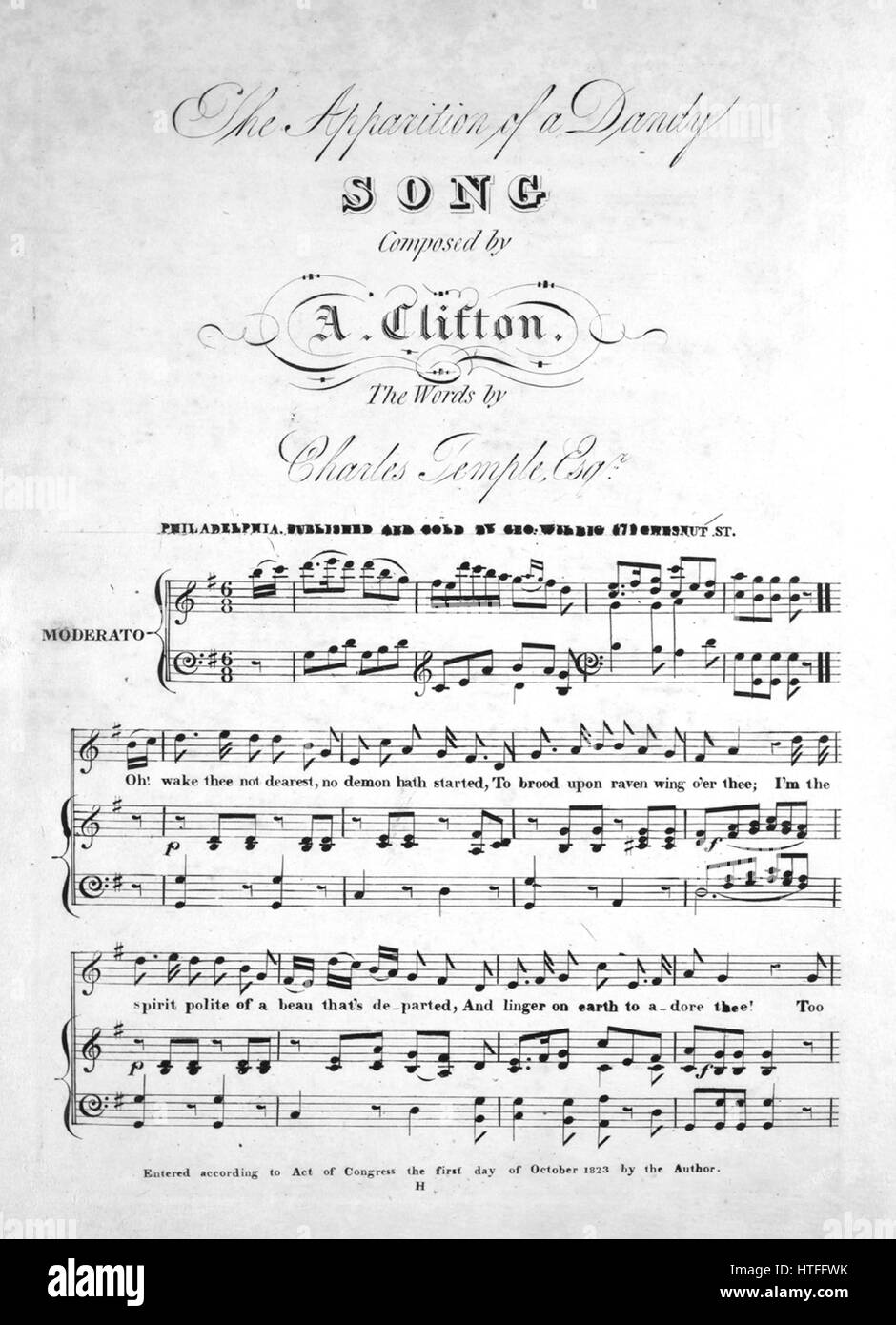 Imagen de cubierta de partituras de la canción 'Monkeys', con la boda de la  autoría original notas leyendo 'na', Estados Unidos, 1900. El editor está  clasificada como 'James L. Hewitt y Co.,