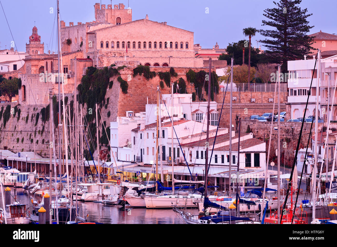 Ciutadella, Menorca, España Foto de stock