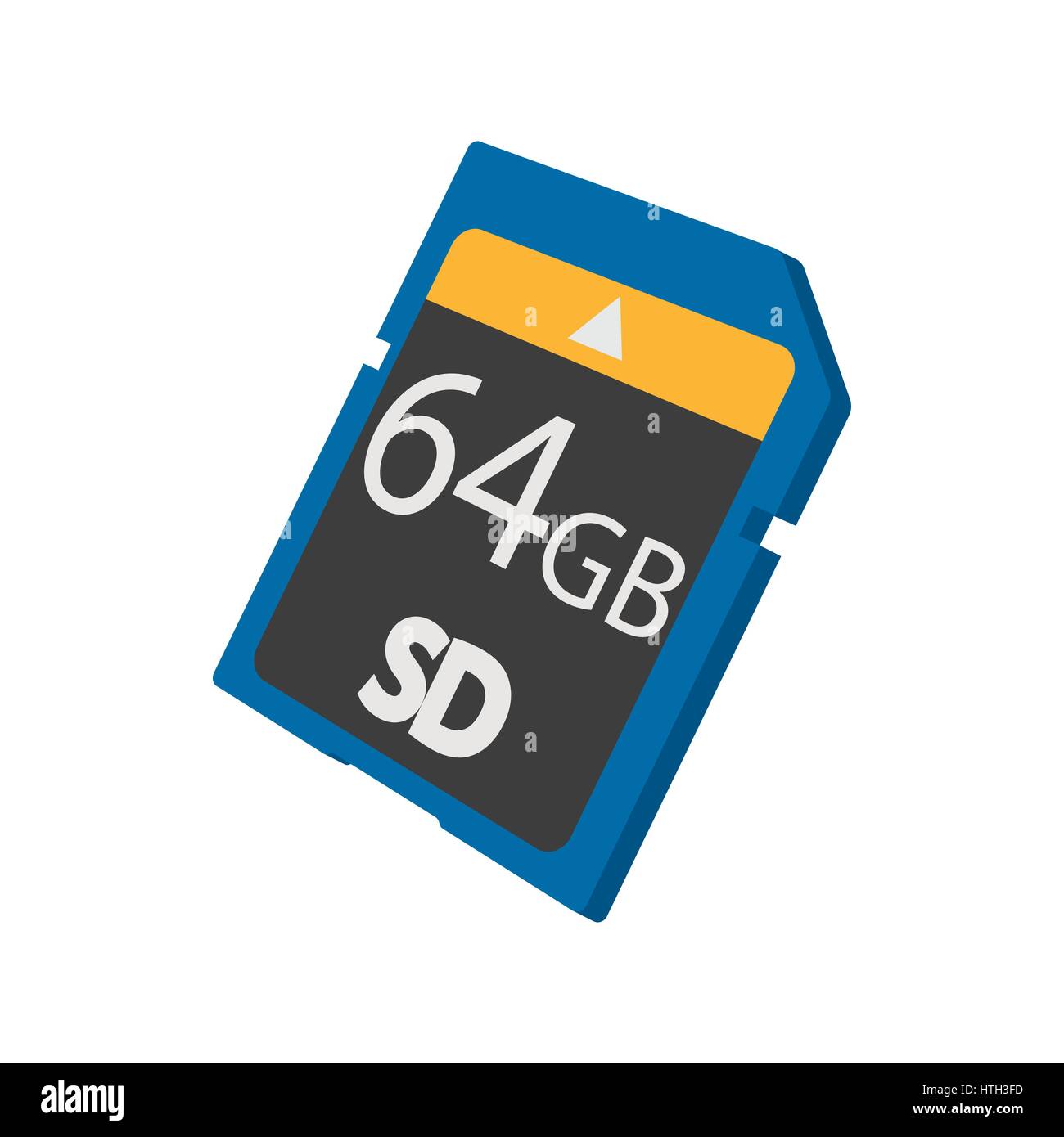 El icono de la tarjeta de memoria SD, estilo de dibujos animados Imagen  Vector de stock - Alamy