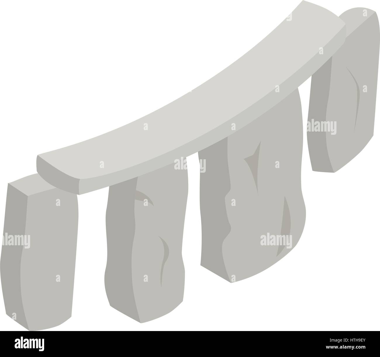 Icono de Stonehenge, isométricos estilo 3D Ilustración del Vector