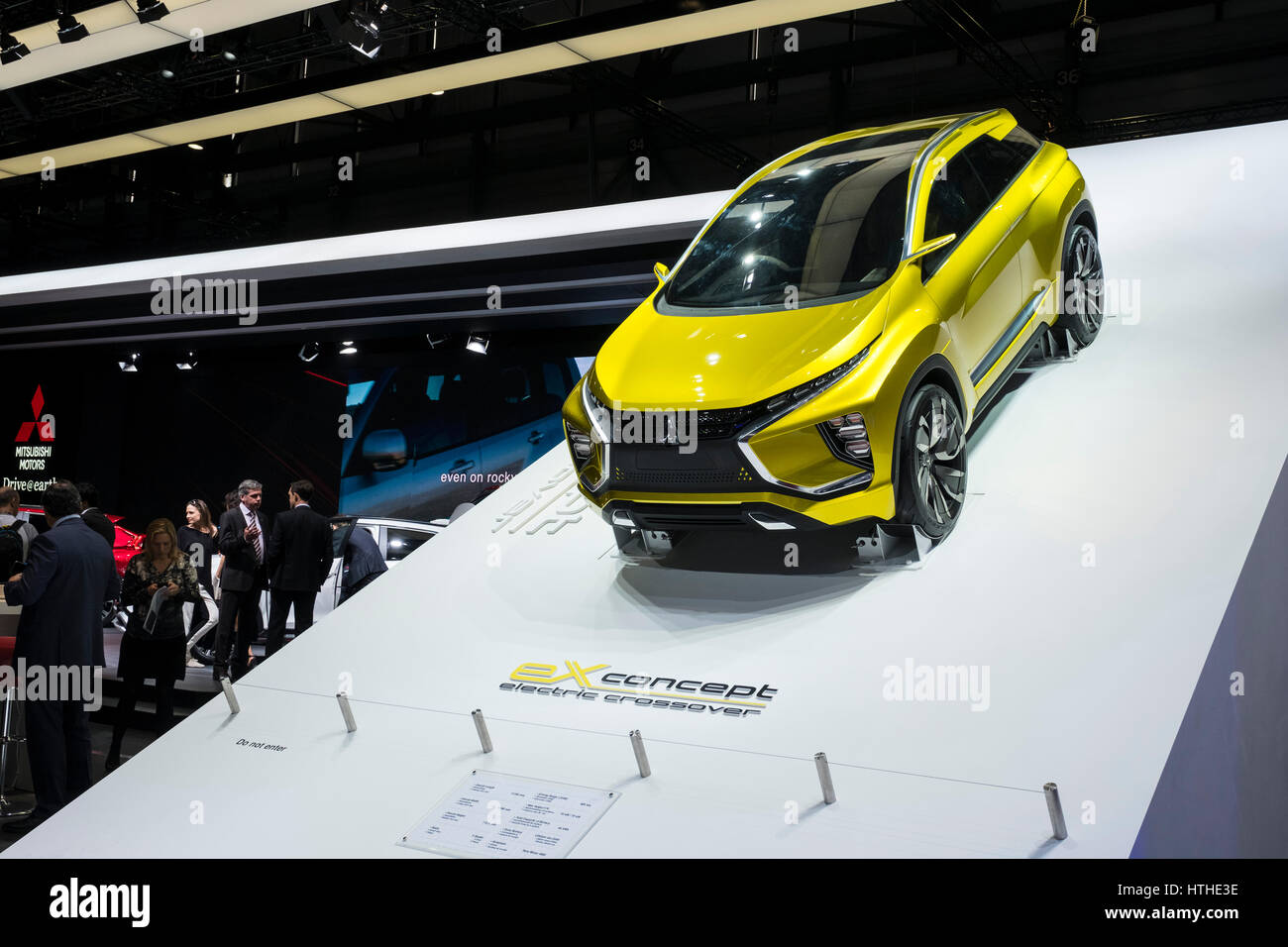 EX Mitsubishi Electric Crossover Concept en el 87º Salón Internacional del Automóvil de Ginebra, en Ginebra, Suiza, 2017 Foto de stock