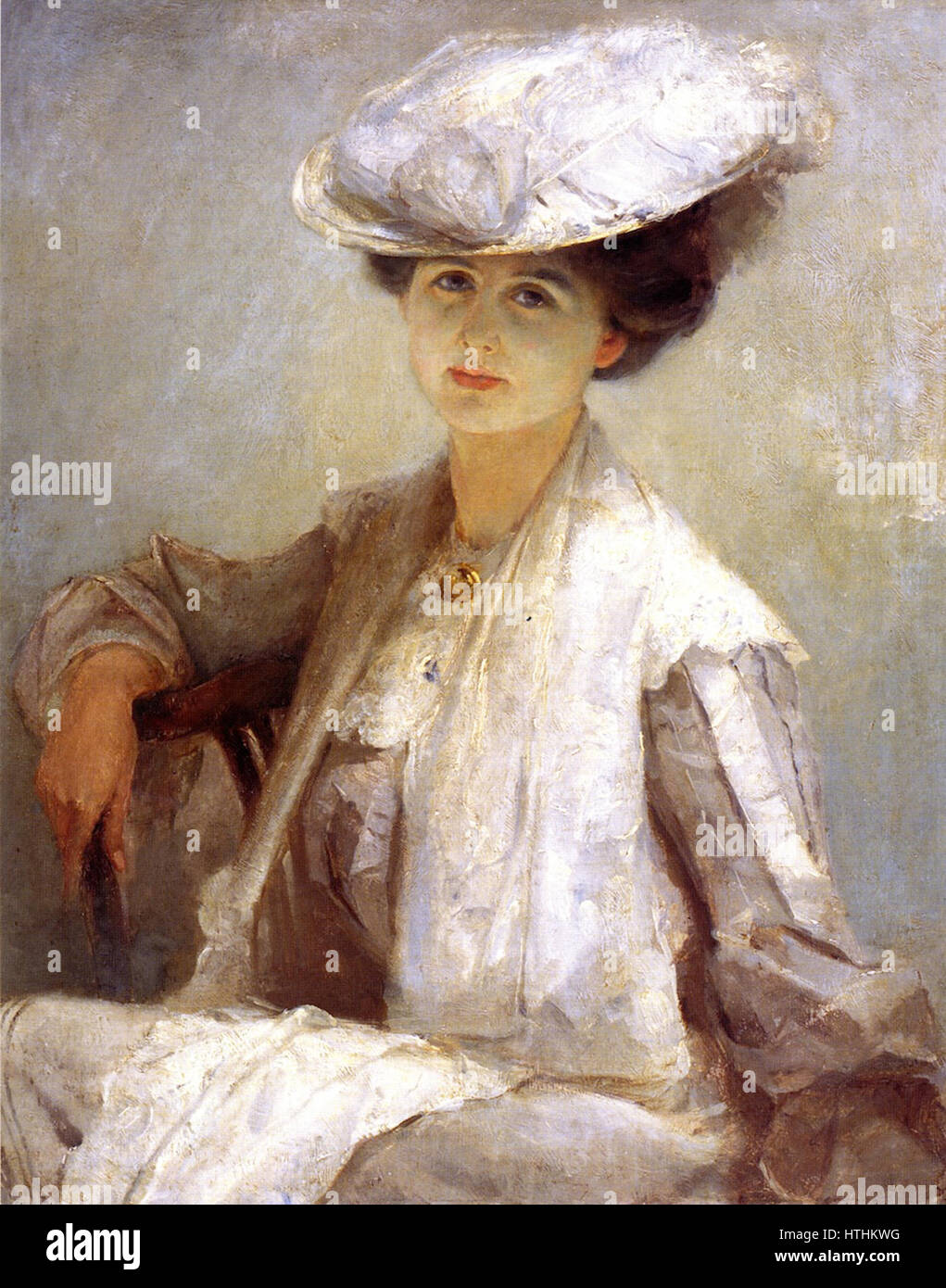 Tom Roberts, 1912 - GRIS Señorita Señora Ince Foto de stock