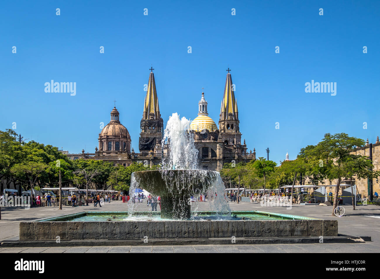 Catedral de Guadalajara - Guadalajara, Jalisco, México Foto de stock