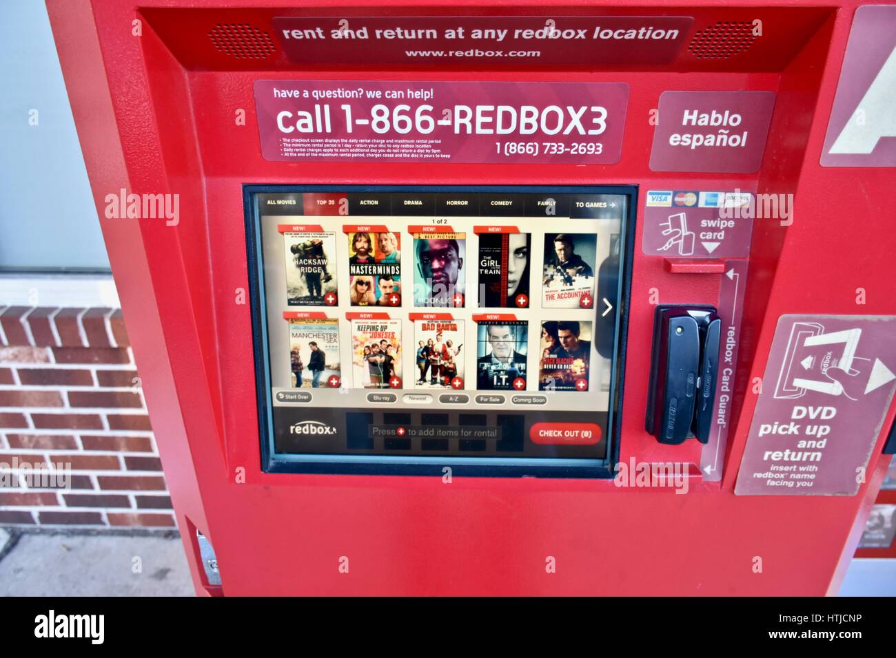 Redbox de alquiler de DVD Fotografía de stock - Alamy