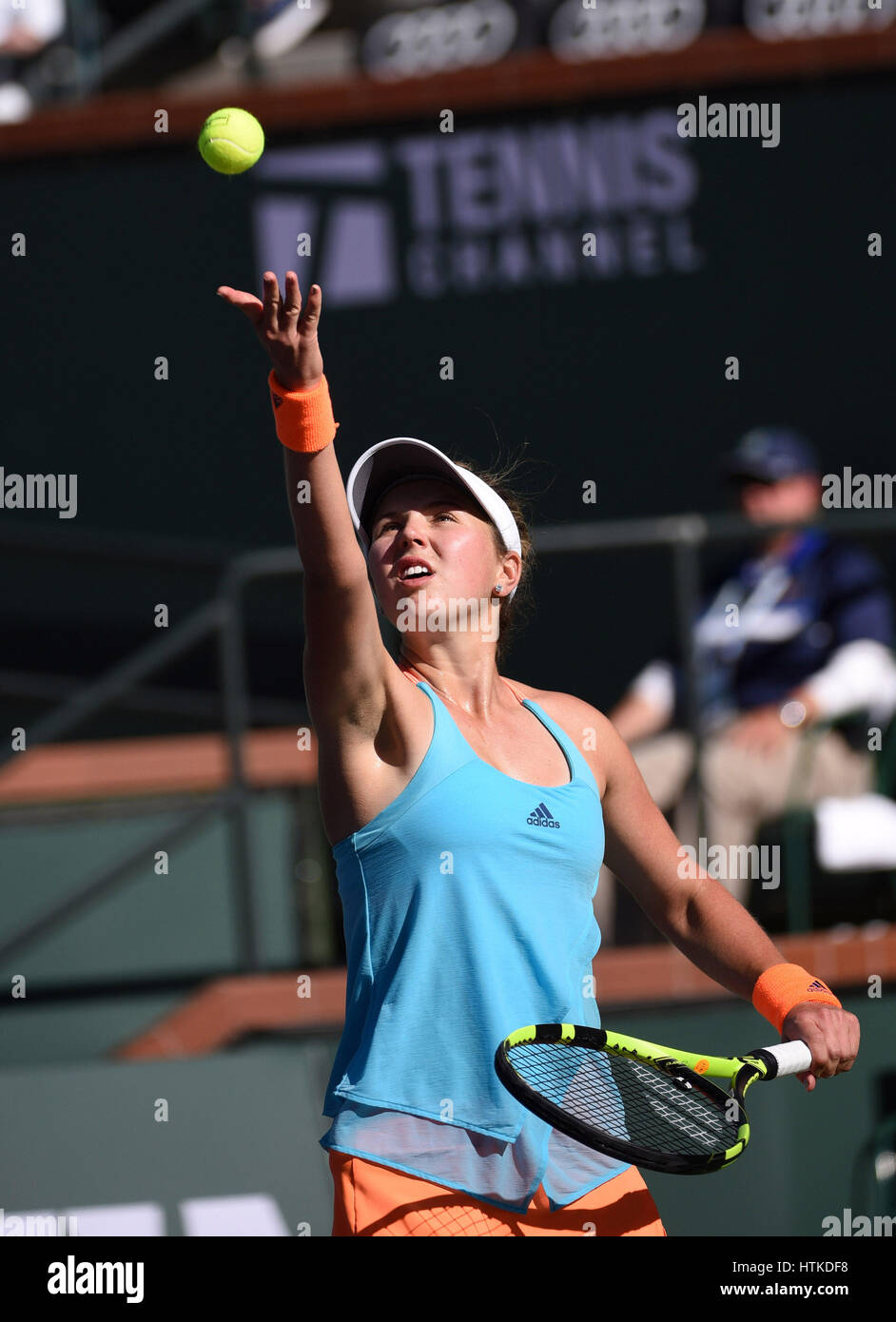 Indian Wells, California, Estados Unidos. El 12 de marzo de 2017. Durante el BNP Paribas Open en Indian Wells Tennis Garden en Indian Wells, California Credit: Cal Sport Media/Alamy Live News Foto de stock