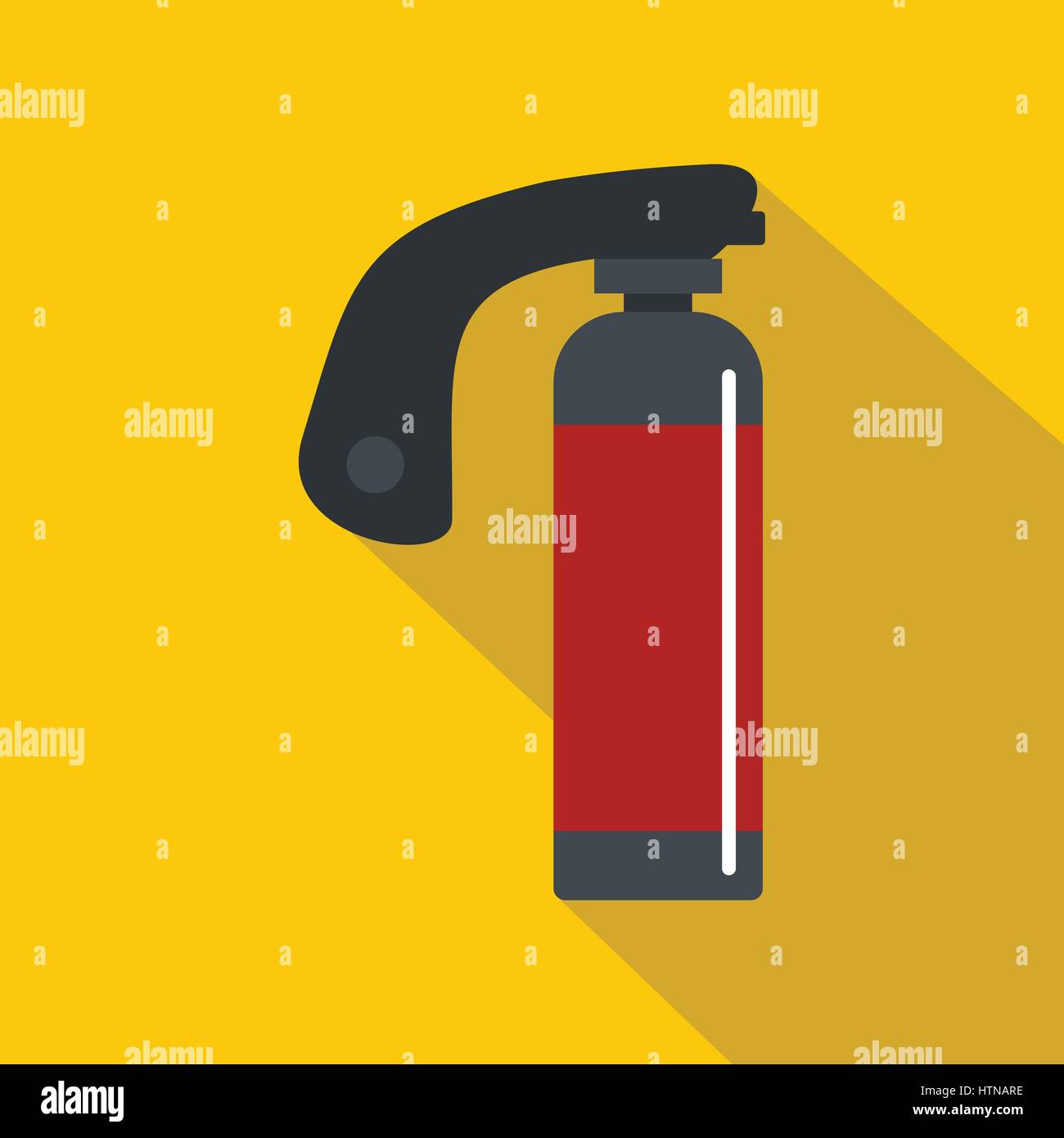 El icono del cilindro de gas. Ilustración plana del cilindro de gas El icono del cilindro de gas. Ilustración plana del cilindro de gas