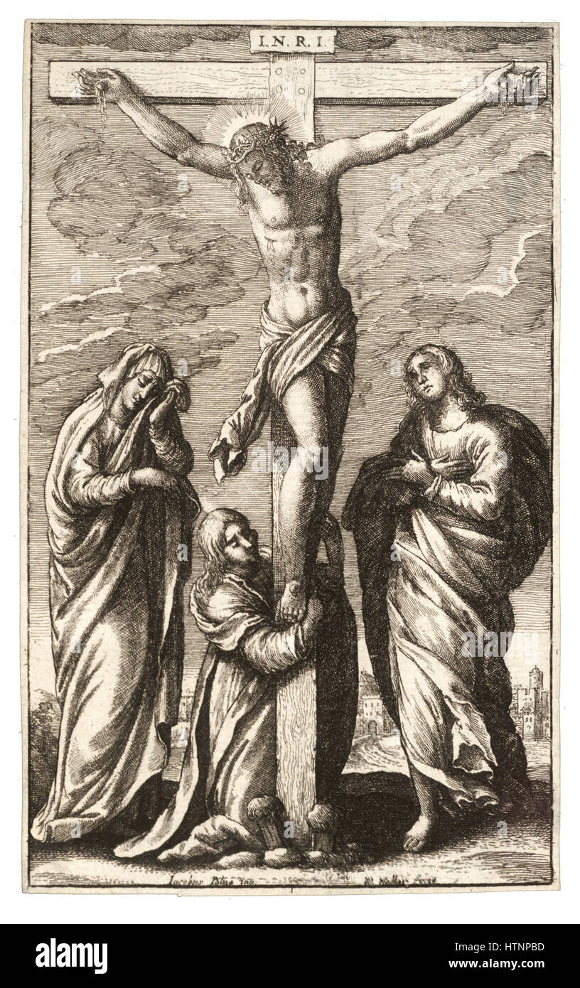 Wenceslao grite -la crucifixión Foto de stock
