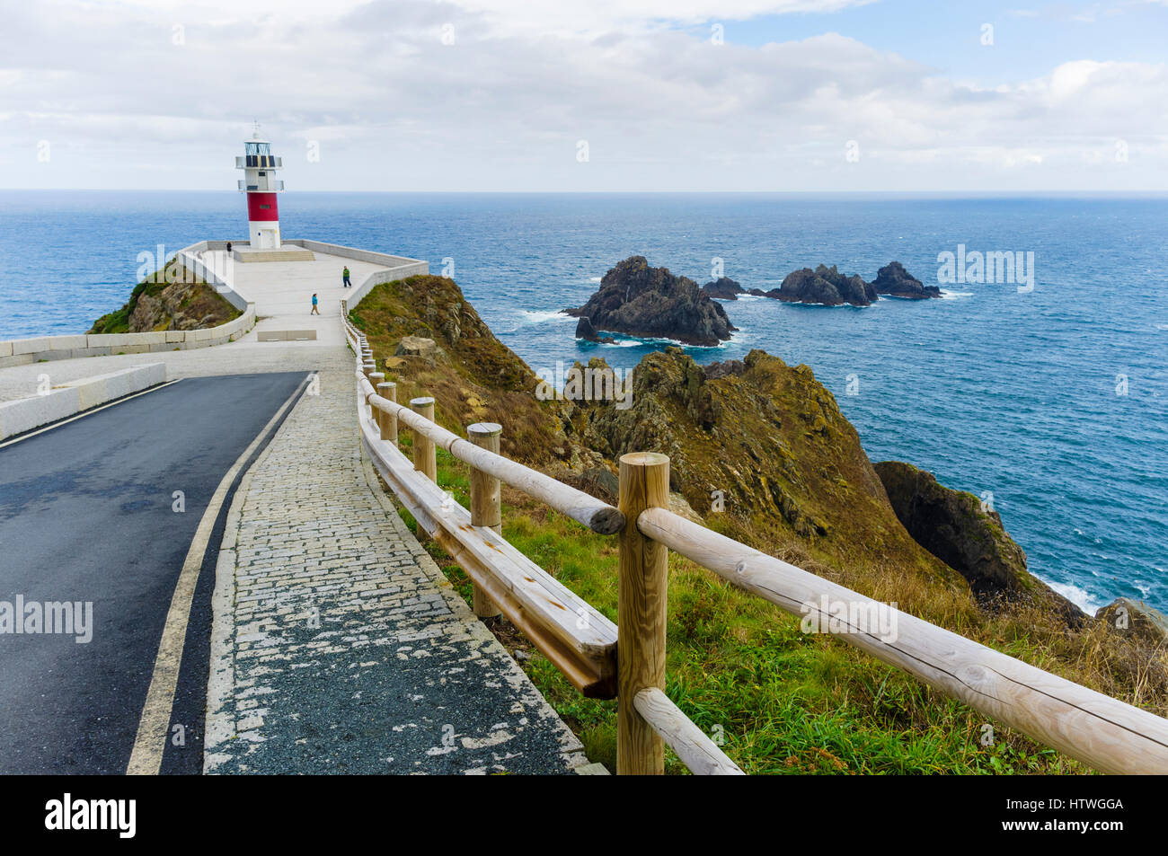 Faro de Cabo Ortegal cabo. La provincia de A Coruña, Galicia, España,  Europa Fotografía de stock - Alamy