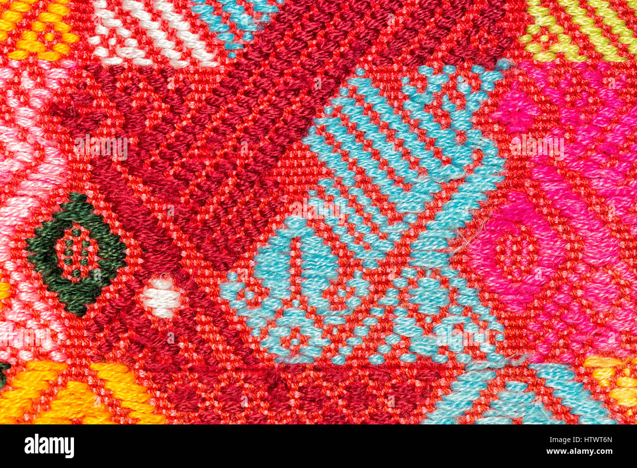 Los textiles de Guatemala Foto de stock