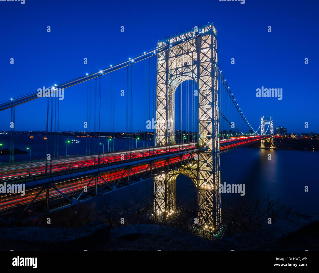 George Washington Bridge Foto de stock