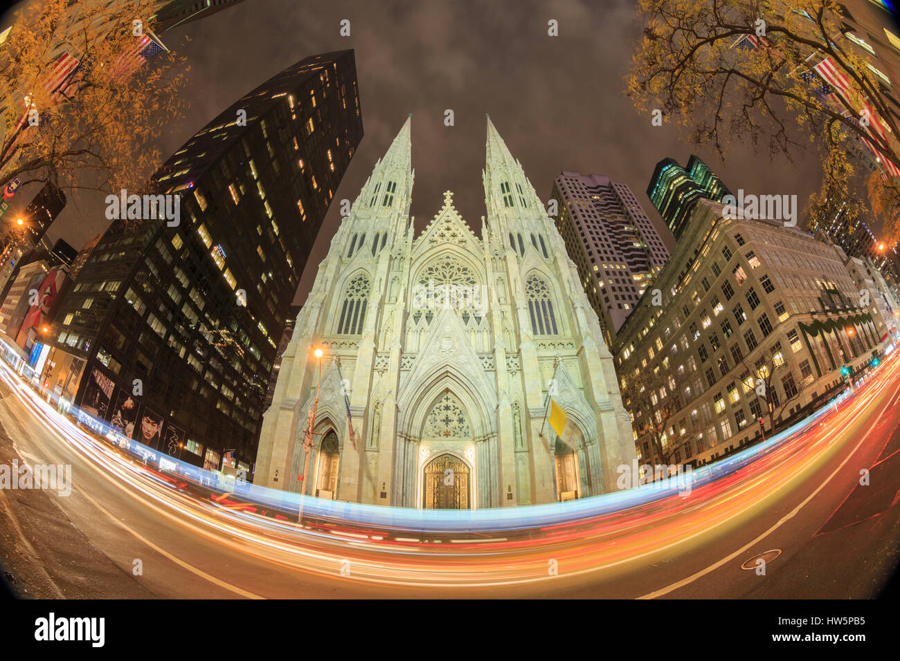 Ee.Uu., la ciudad de Nueva York, Manhattan, la Catedral de St Patrick Foto de stock