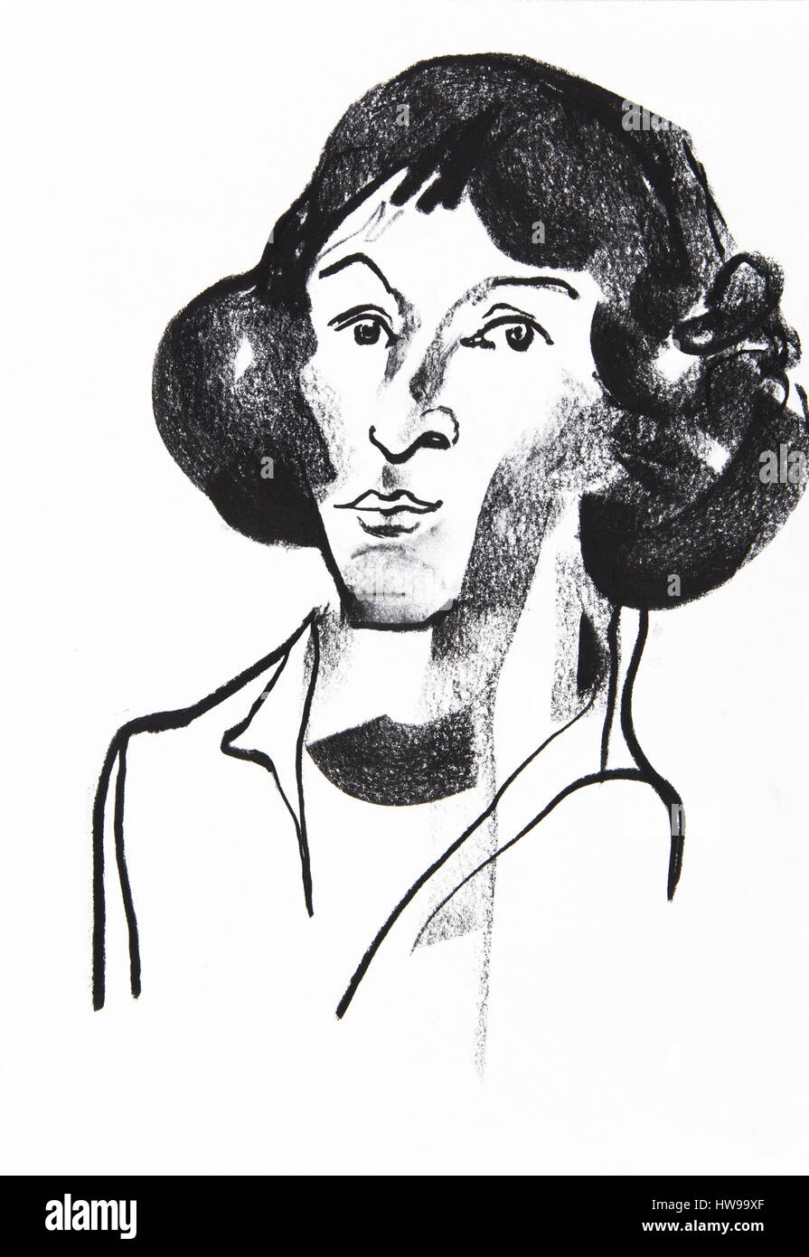 Retrato De Nicolas Copernic Nicolaus Copernicus 1473 1543 Astronome Polonais Ilustracion De Ewa Klos C Ewa Klos Opale Fotografia De Stock Alamy